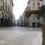 Fontana di Milano e via Vittorio Emanule durante il lockdown